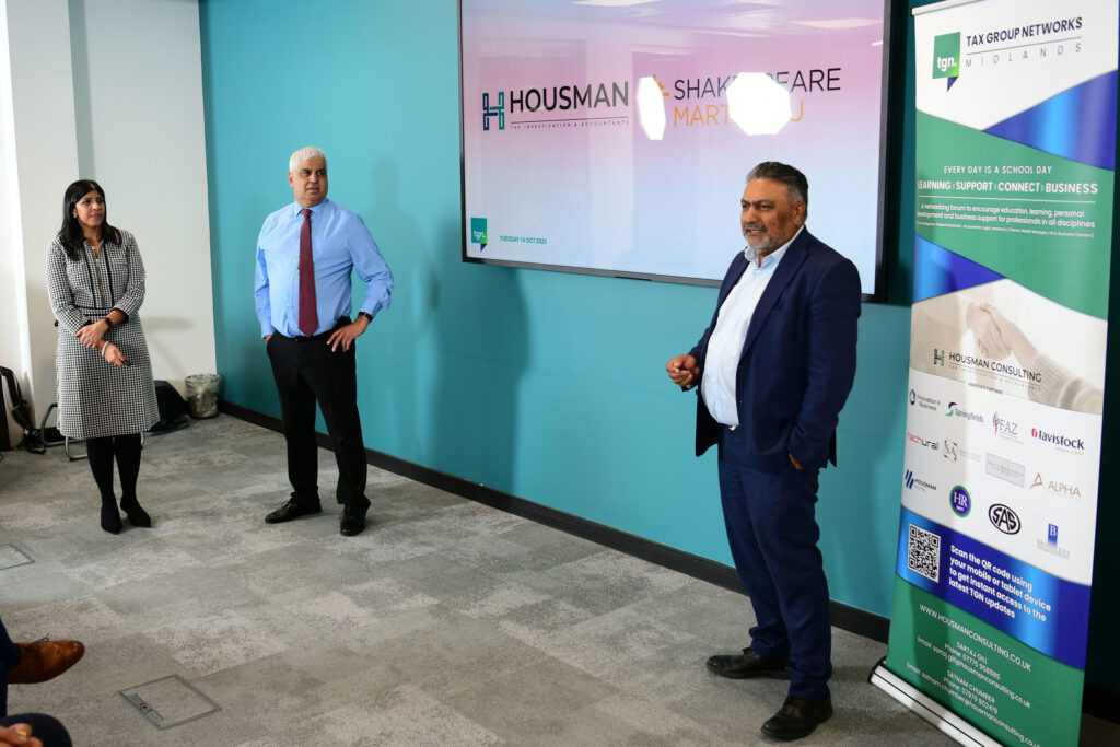 Tax Group Networks, Birmingham Accountants and Tax event